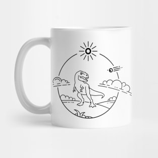 Dinosaur Extinction Mug